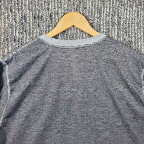 Vintage Phat Farm Men's Shirt Gray w/Pockets Loungewear Long Sleeve Size XXL Y2K - Picture 3 of 10